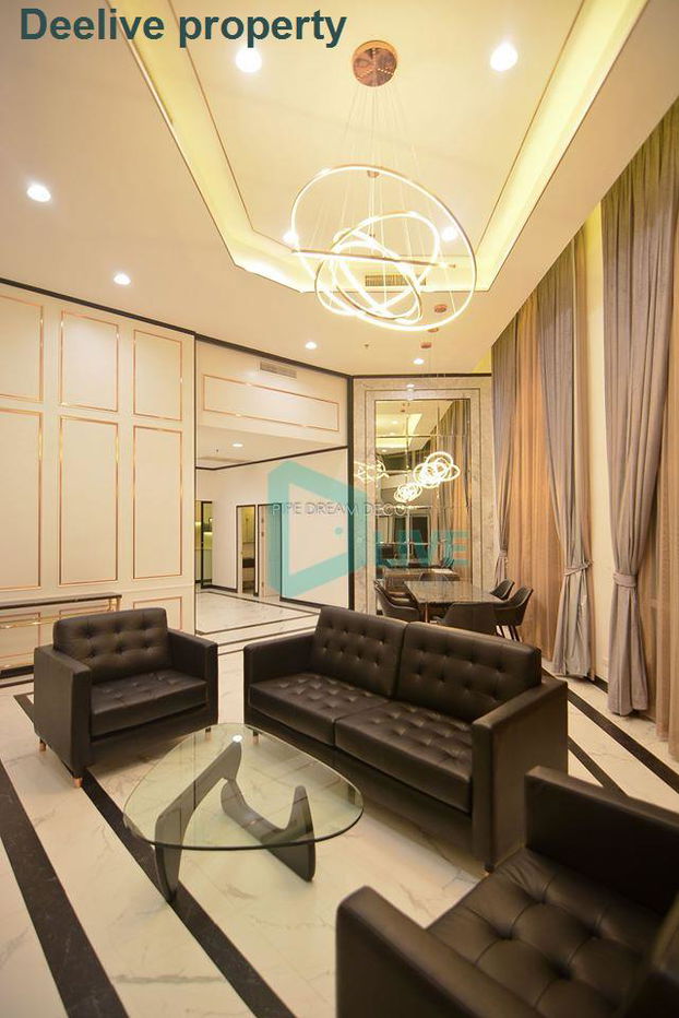 DL000504 Condo for rent, Belle Grand Rama 9 (Belle Avenue) near MRT พระราม9, ready to move in, call urgently 0842740999 LineID @523dslwi