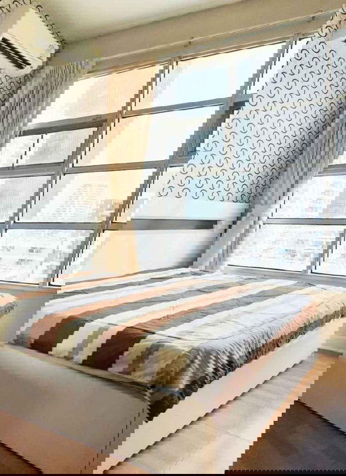 DL23020201 Condo for rent, Baan Klang Krung Siam - Pathumwan near BTS Ratchathewi, ready to move in, call urgently 0800343450 LineID @655ebbvc