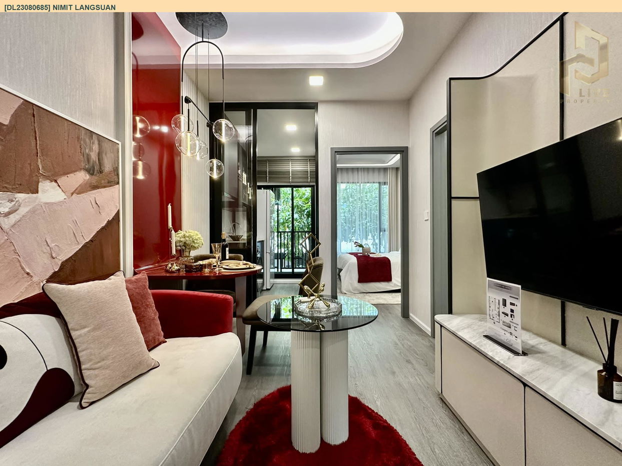 DL23080685 Condo for rent, Nimit Langsuan near BTS ชิดลม, ready to move in, call urgently 0800343450 LineID @655ebbvc