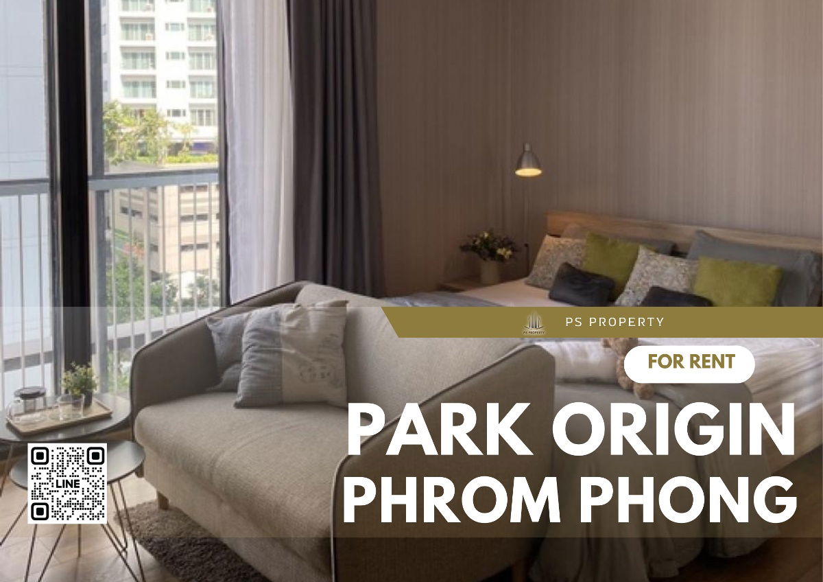 For rent⭐Park Origin Phrom Phong⭐, furniture, complete electrical appliances, near BTS Phrom Phong.