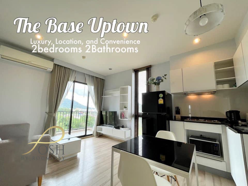 THE BASE UPTOWN BY SANSIRI 2bedrooms near Lotus intersection, next to the main road, next to ttb bank.