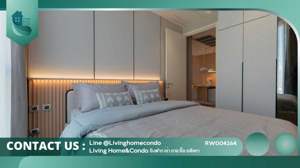 For rent KHUN by YOO, beautifully decorated condo, Luxury, 2 bedrooms, 2 bathrooms, fully furnished, ready to move in LH-RW004264