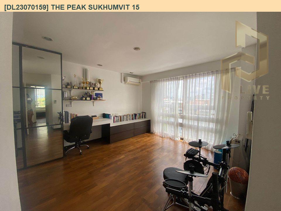 DL23070159 Condo for rent, The Peak Sukhumvit 15 near BTS นานา, ready to move in, call urgently 0638692663 LineID @162cjixi