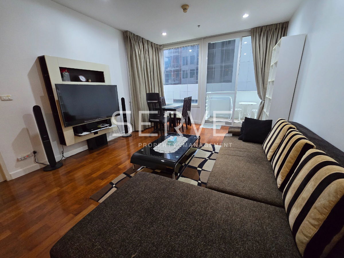 🔥35K🔥- 1 Bed with Bathtub 64.69 sq.m. Good Location Next to BTS Phrom Phong 50 m. at Siri Residence Condo / For Rent