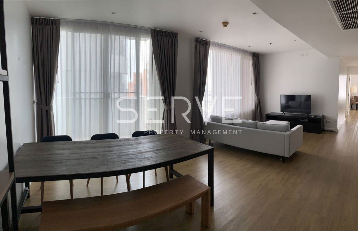 🔥Hot Price 55K🔥- Corner Room 2 Beds with Bathtub 105 sq.m. Benjasiri Park View BTS Phrom Phong 50 m. at Siri Residence  Condo / For Rent