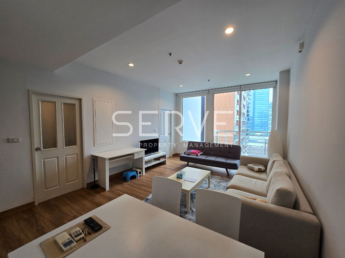 🔥35K🔥 - Nice Room 1 Bed with Bathtub 60.33 sq.m. High Fl. 20+ Good Location BTS Phrom Phong 50 m. at Siri Residence Condo / For Rent