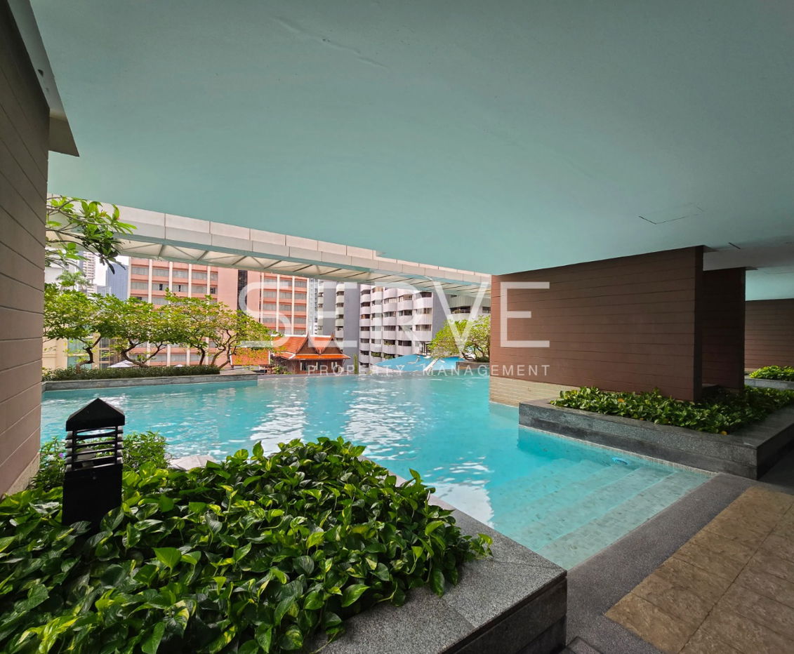 1 Bed with Bathtub 65 sq.m. High Fl. 20+ Good Location BTS Phrom Phong 50 m. at Siri Residence Condo / For Rent