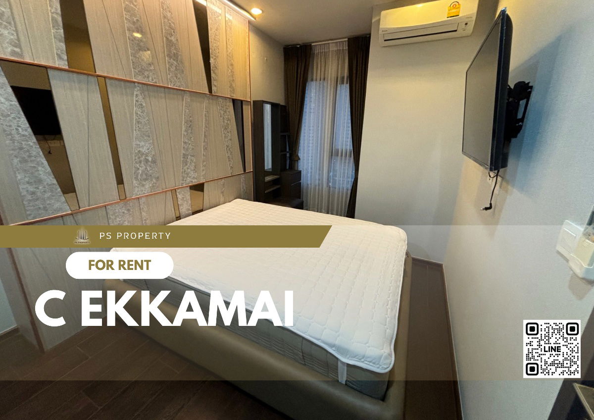 ให้เช่า 📌C Ekkamai📌 ห้องสวย เฟอร์นิเจอร์ เครื่องใช้ไฟฟ้าครบ.