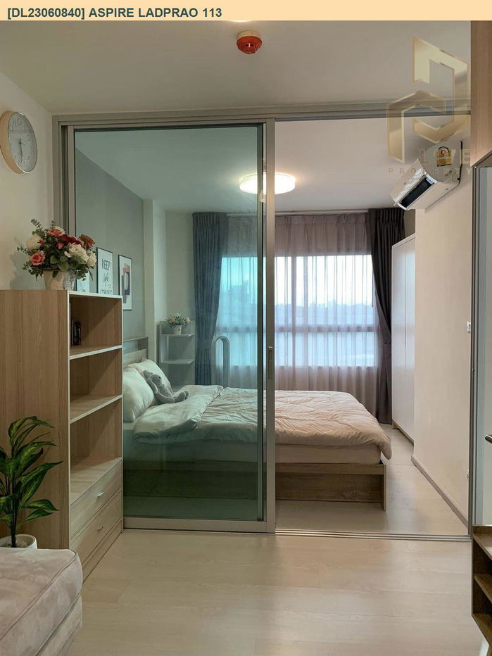 DL23060840 Condo for rent, Aspire Ladprao 113 near MRT บางกะปิ, ready to move in, call urgently 0800343450 LineID @655ebbvc