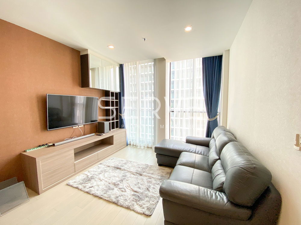 Corner Unit 2 Beds Modern Style Perfect Location Connecting to BTS Phloen Chit / For Rent-Noble Ploenchit