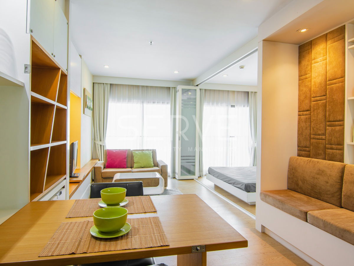 Cozy and Homey Style Studio with Bathtub Swimming pool View Perfect Location BTS Thong Lo at Noble Remix  Condo / For Rent