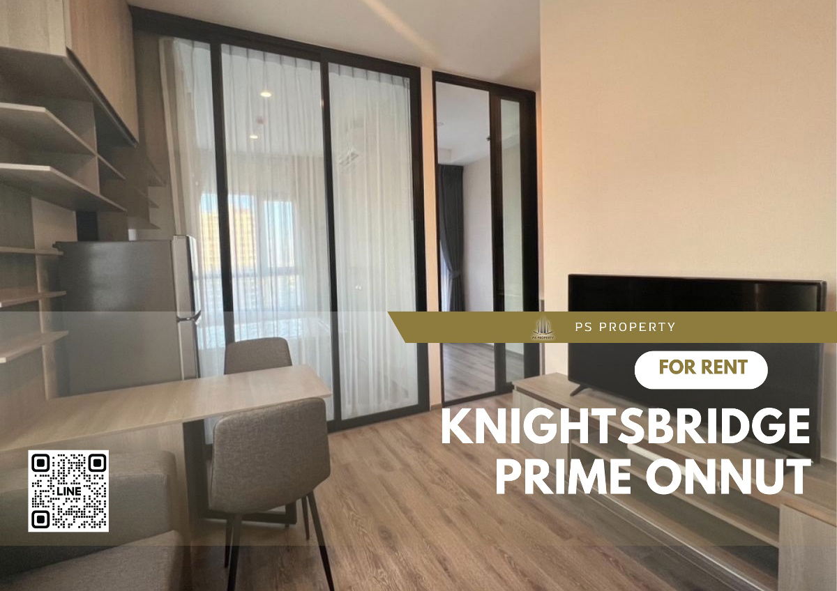 For rent 🔥Knightsbridge Prime Onnut🔥 furniture, complete electrical appliances, near BTS On Nut.