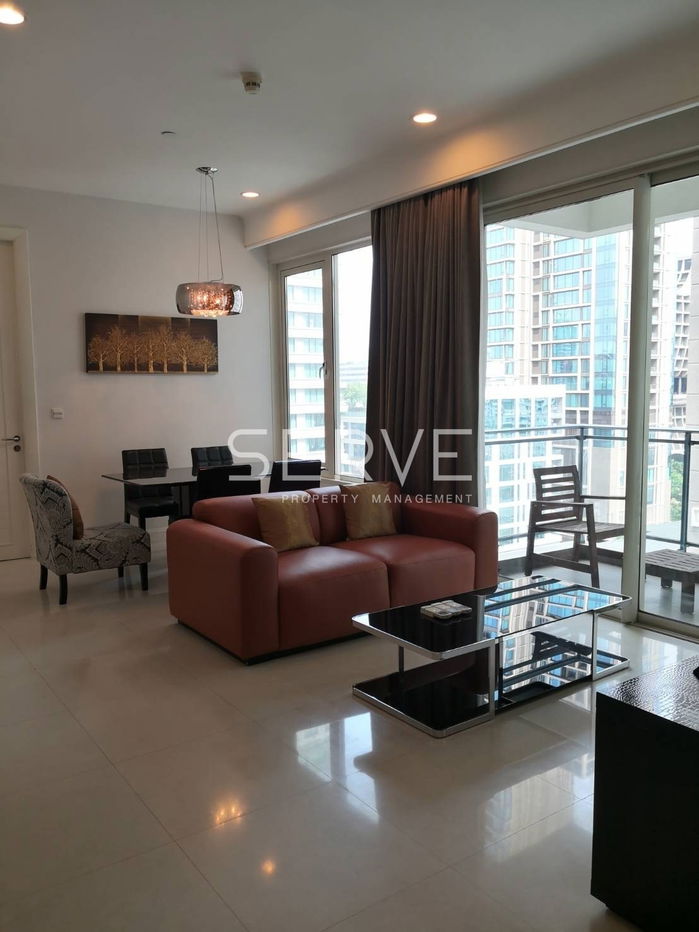 2 Beds Large Room 95 sq.m. Good Location Close to BTS Ratchadamri 400 m. and Lumpini Park at Q Langsuan Condo / For Rent