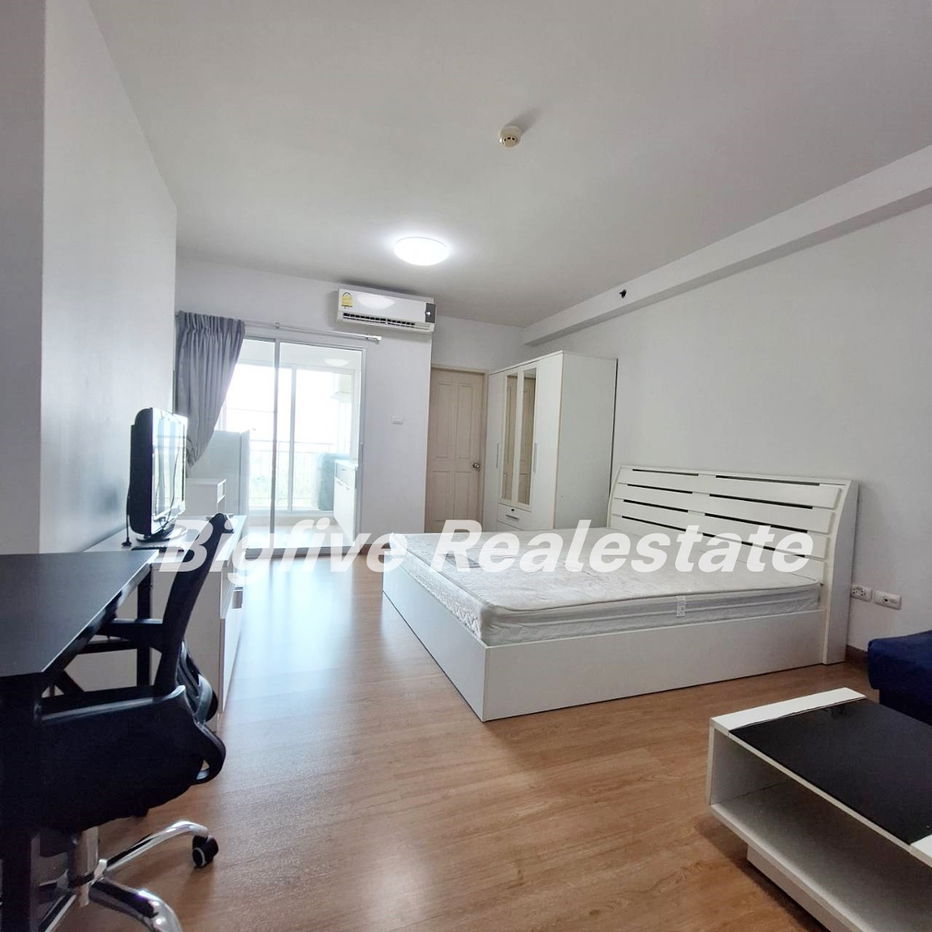 A67-031 🌟 Condo for rent Supalai Park Ratchaphruek-Phetkasem Studio with full electrical appliances Near BTS Bang Wa and Siam University