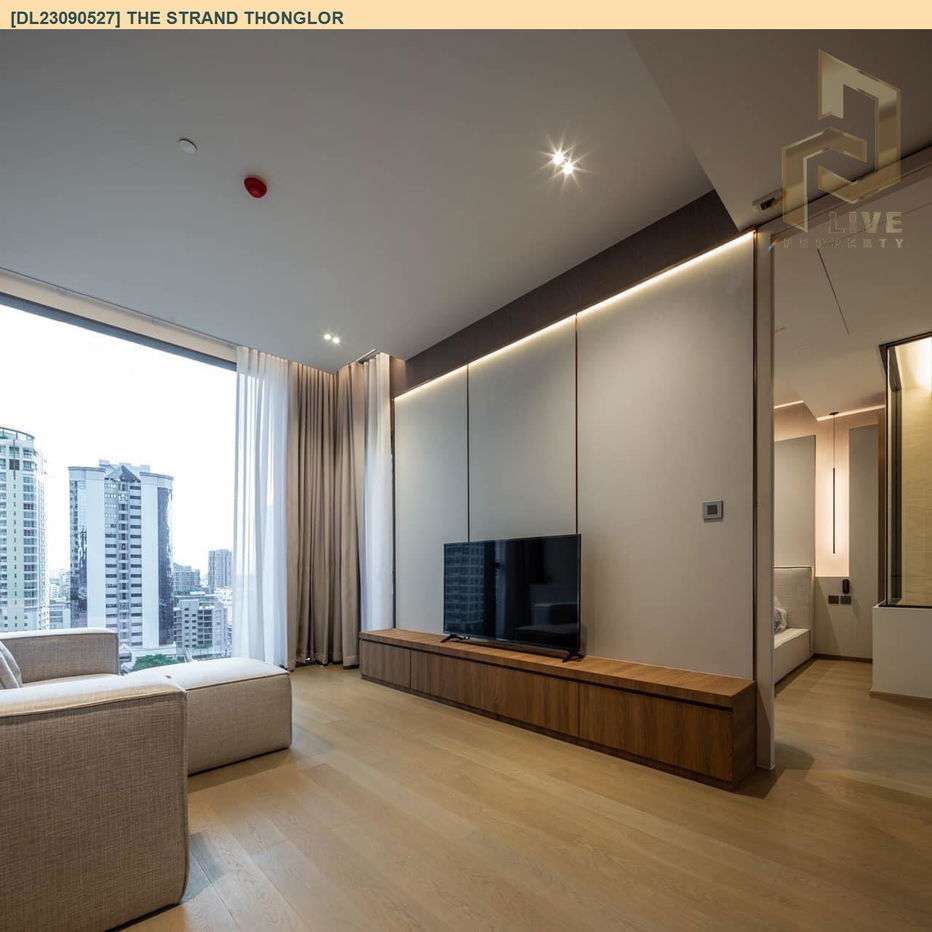 DL23090527 Condo for rent, The Strand Thonglor near BTS Thong Lo, ready to move in, call urgently 0842740999 LineID @523dslwi