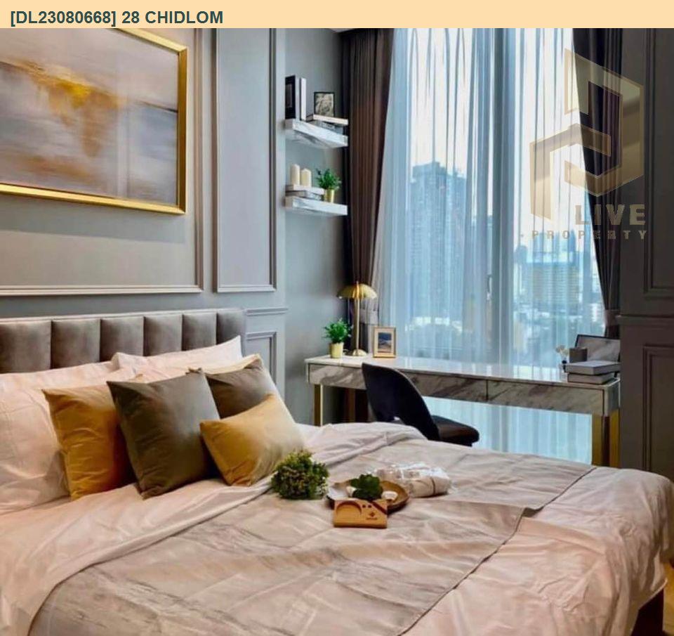 DL23080668 Condo for rent, 28 Chidlom near BTS Chit Lom, ready to move in, call urgently 0638692663 LineID @162cjixi