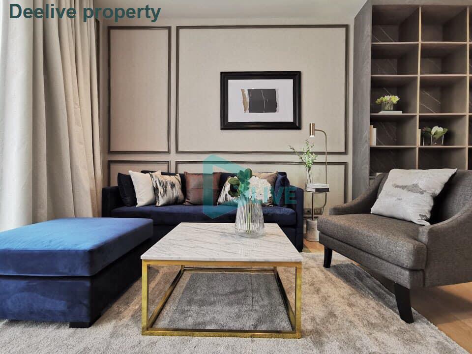 DL001215 Condo for rent, Magnolias Waterfront Residences near BTS Saphan Taksin, ready to move in, call urgently 0656133286 LineID @897iyzll