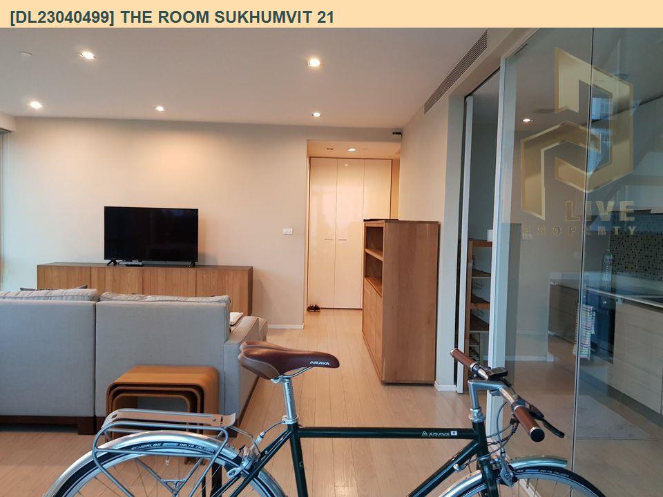 DL23040499 Condo for rent, The Room Sukhumvit 21 near BTS Asok, ready to move in, call urgently 0656133286 LineID @897iyzll