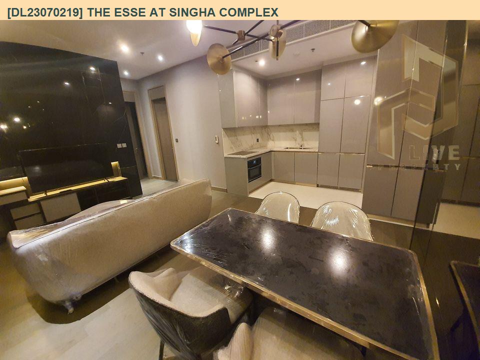 DL23070219 Condo for rent, The Esse at Singha Complex near MRT เพชรบุรี, ready to move in, call urgently 0656133286 LineID @897iyzll