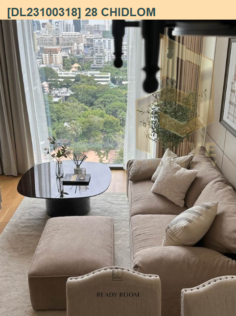 DL23100318 Condo for rent, 28 Chidlom near BTS Chit Lom, ready to move in, call urgently 0653619502 LineID @534wlwof