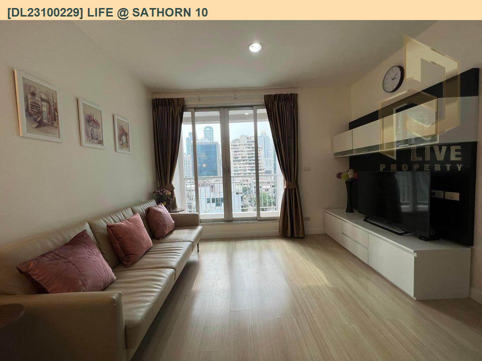 DL23100229 Condo for rent, Life @ Sathorn 10 near BTS Chong Nonsi, ready to move in, call urgently 0842740999 LineID @523dslwi