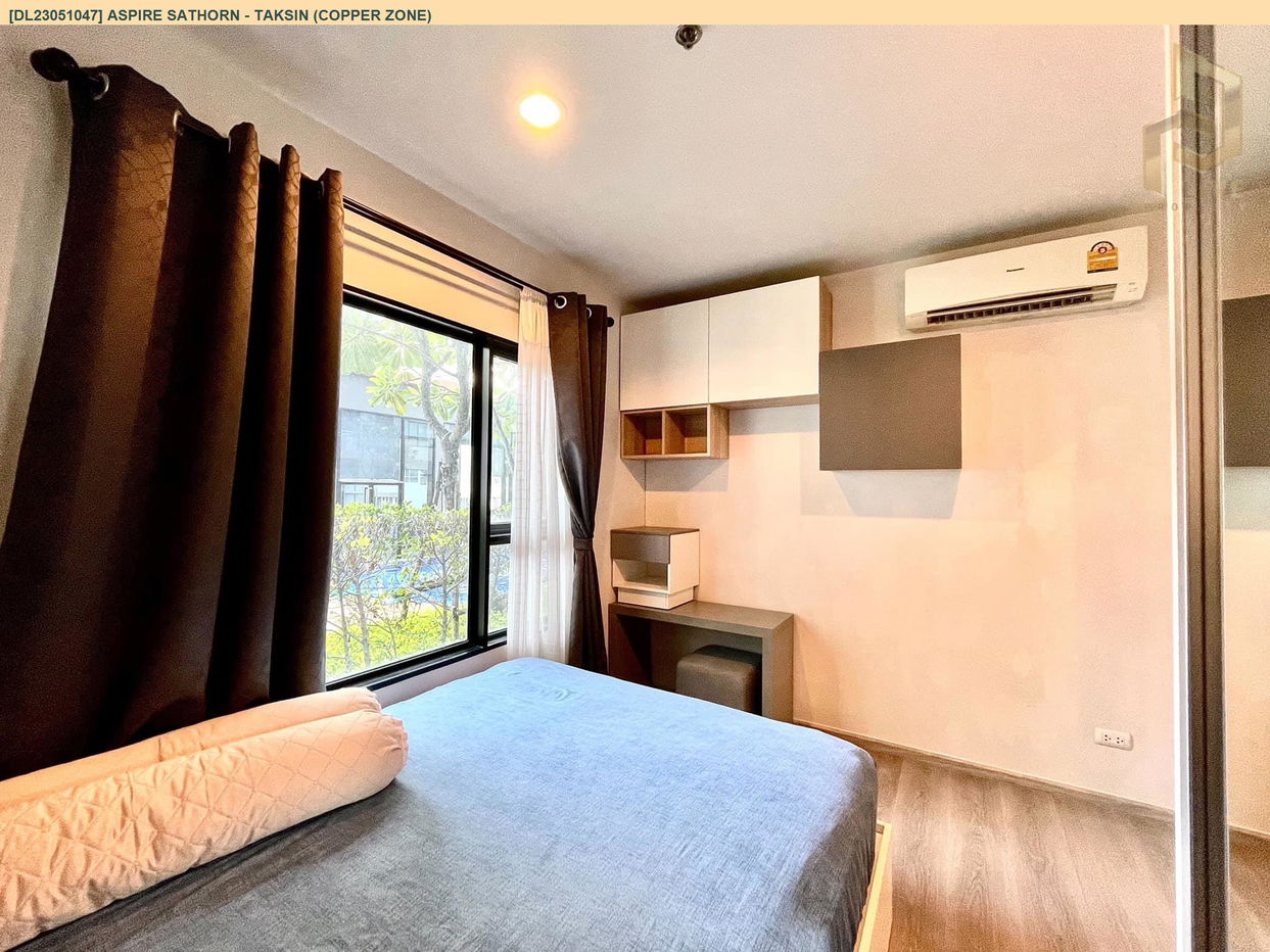 DL23051047 公寓出租，Aspire Sathorn - Taksin（铜区）靠近 BTS Wutthakat，准备入住，紧急致电 0638692663 LineID @257sxzzu