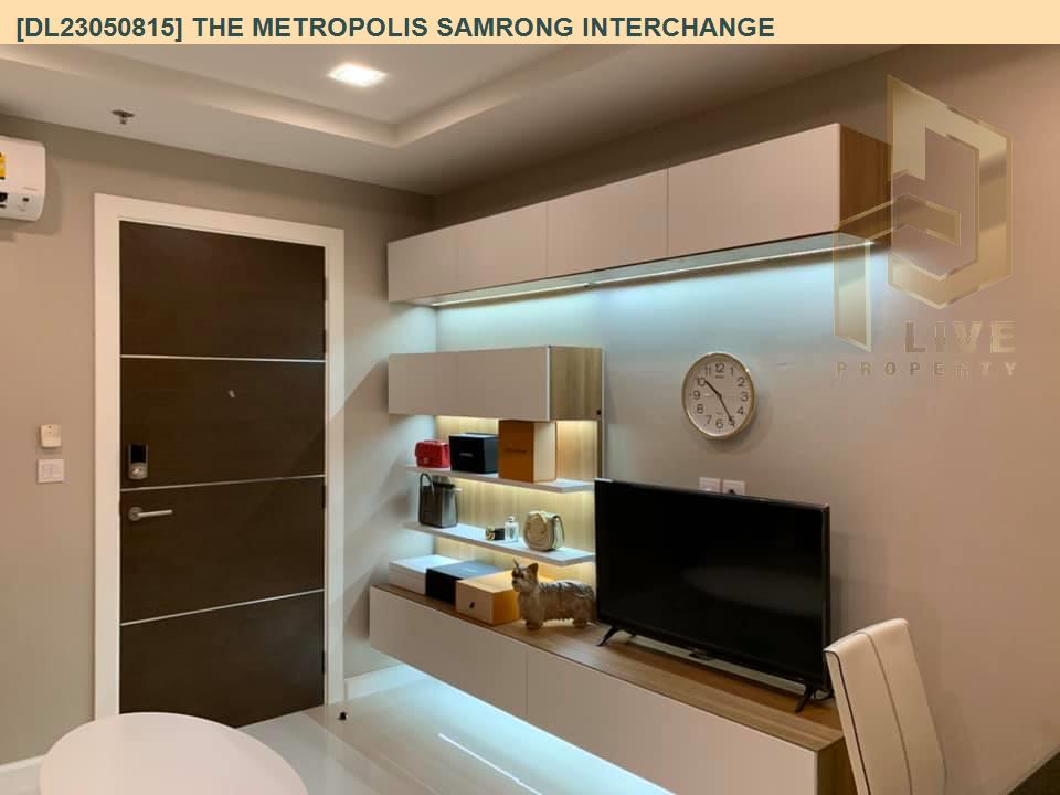 DL23050815 Condo for rent, The Metropolis Samrong Interchange near BTS Samrong, ready to move in, call urgently 0656133286 LineID @897iyzll