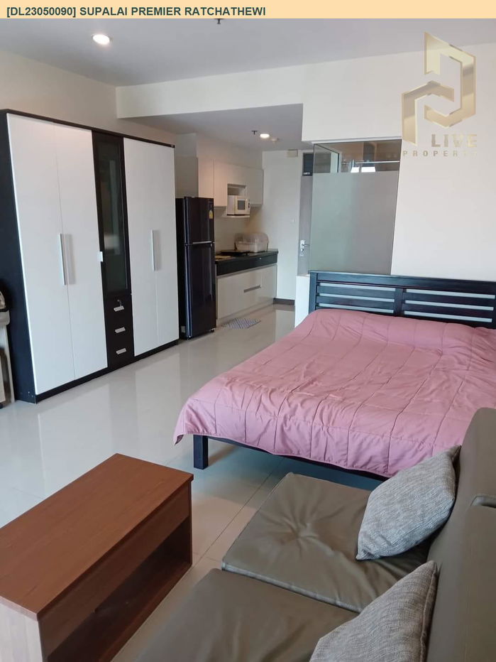 DL23050090 Condo for rent, Supalai Premier Ratchathewi near BTS Ratchathewi, ready to move in, call urgently 0656133286 LineID @897iyzll