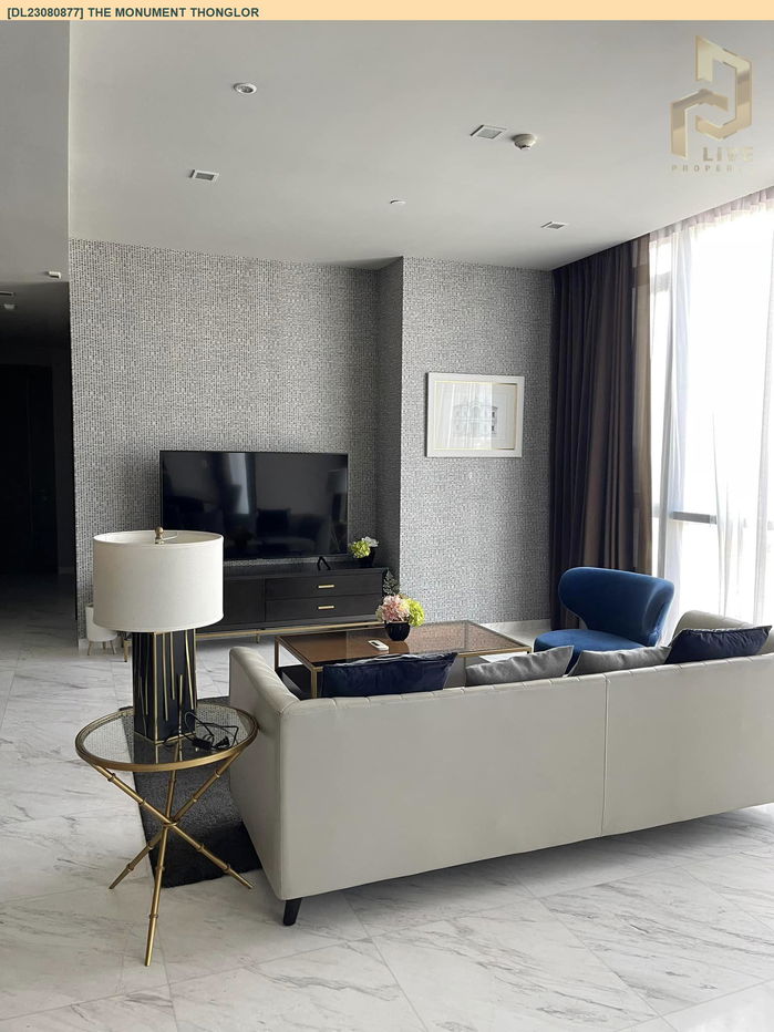 DL23080877 Condo for rent, The Monument Thonglor near BTS Thong Lo, ready to move in, call urgently 0638692663 LineID @162cjixi