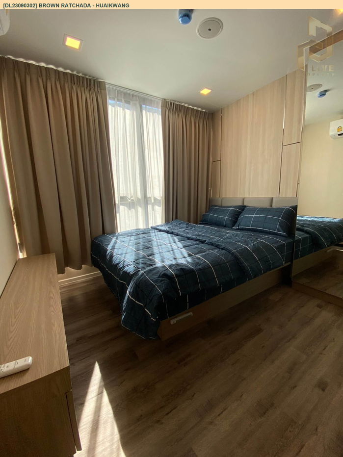 DL23090302 Condo for rent, Brown Ratchada - Huaikwang near MRT ห้วยขวาง, ready to move in, call urgently 0653619502 LineID @534wlwof