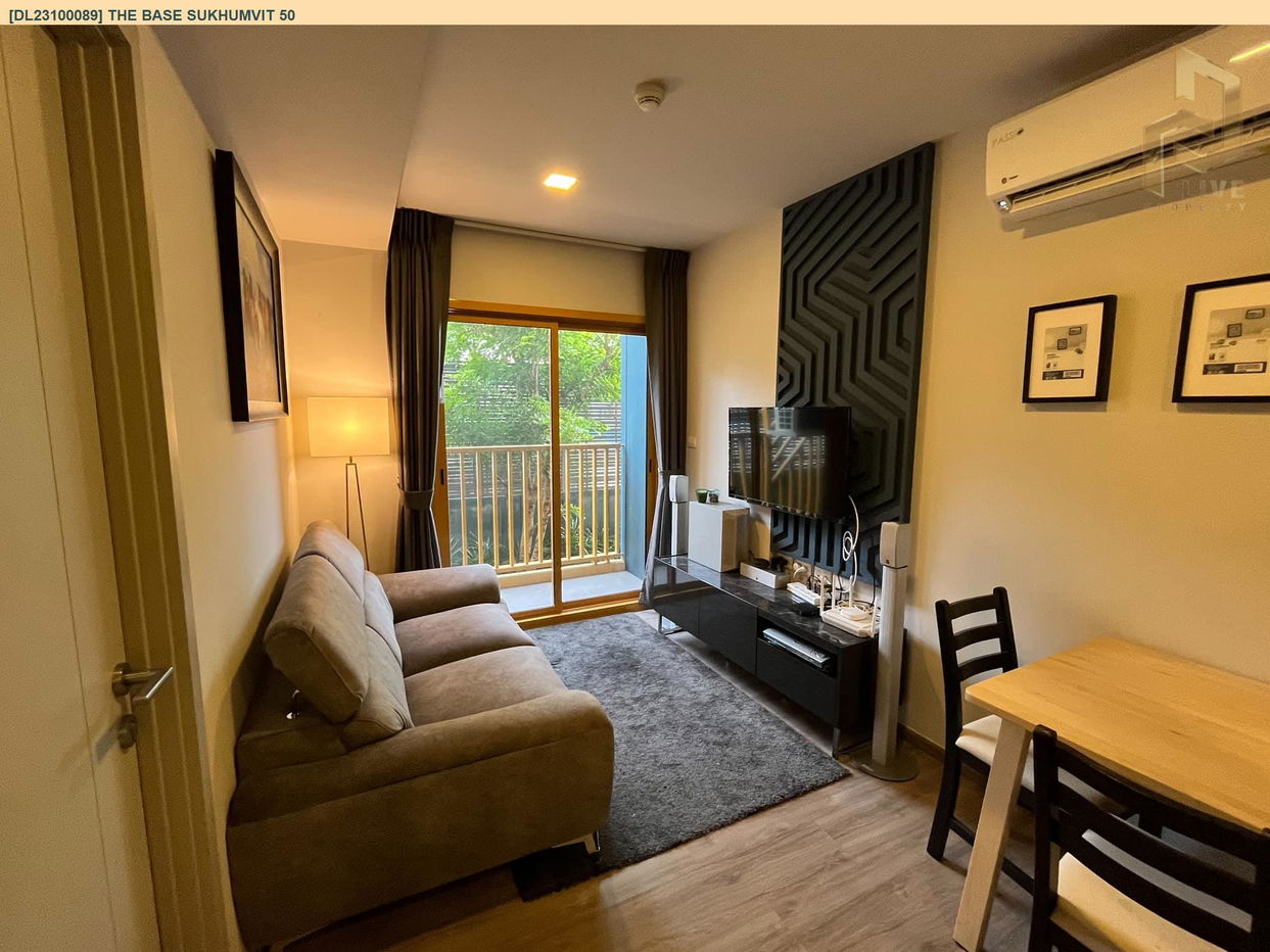 DL23100089 Condo for rent, The Base Sukhumvit 50 near BTS On Nut, ready to move in, call urgently 0656133286 LineID @897iyzll