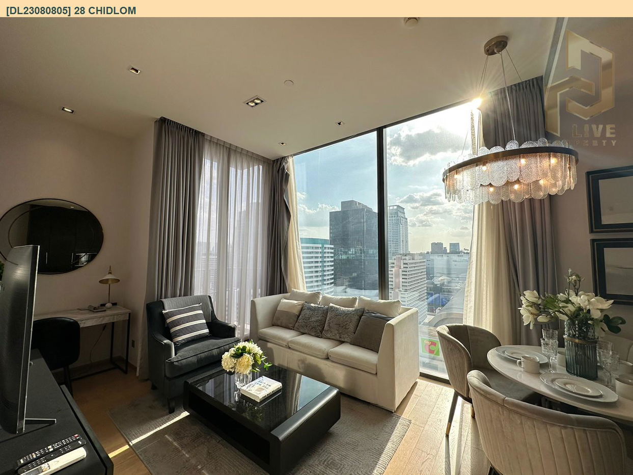 DL23080805 公寓出租，28 Chidlom 靠近 BTS Chit Lom，准备入住，紧急致电 0656133286 LineID @897iyzll