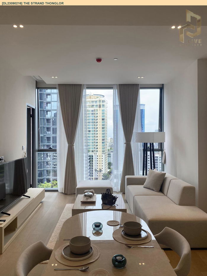 DL23090216 Condo for rent, The Strand Thonglor near BTS Thong Lo, ready to move in, call urgently 0638692663 LineID @162cjixi