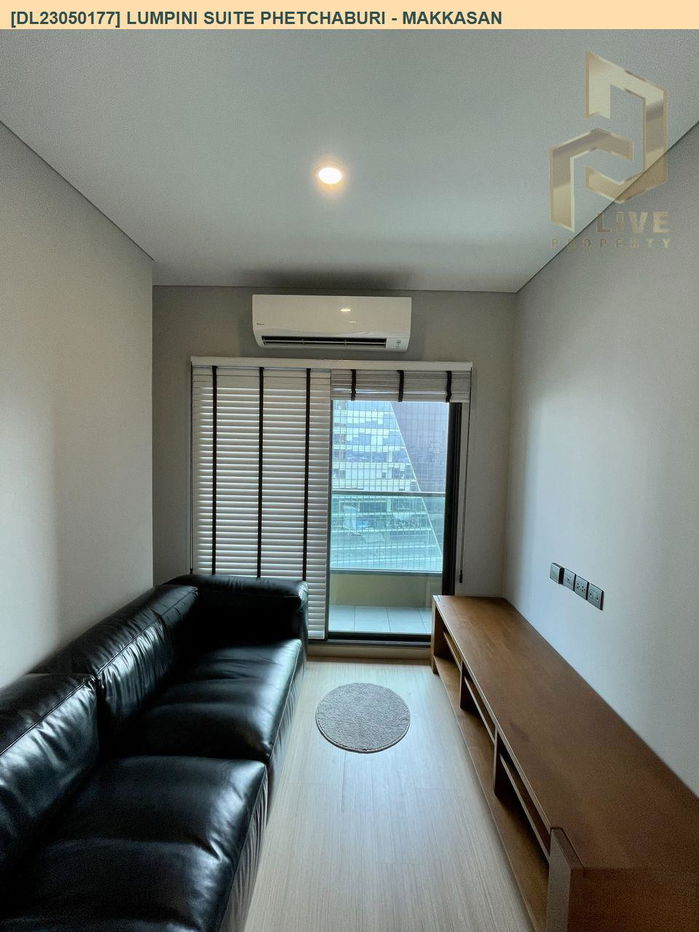 DL23050177 Condo for rent, Lumpini Suite Phetchaburi - Makkasan near MRT เพชรบุรี, ready to move in, call urgently 0842740999 LineID @523dslwi