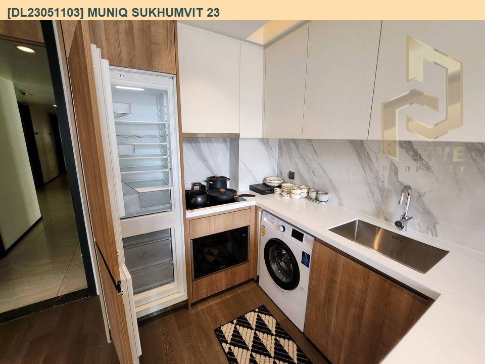 DL23051103 Condo for rent, MUNIQ Sukhumvit 23 near MRT สุขุมวิท(อโศก), ready to move in, call urgently 0842740999 LineID @523dslwi