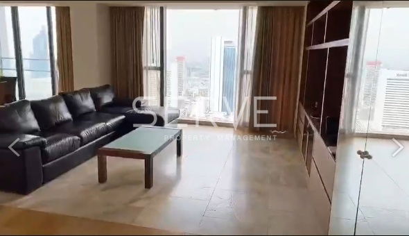 🔥3 Beds with Bathtub 199 sq.m. Super High Fl. Close to MRT Lumpini & BTS Chong Nonsi 600 m. at The Met Sathorn Condo / For Rent
