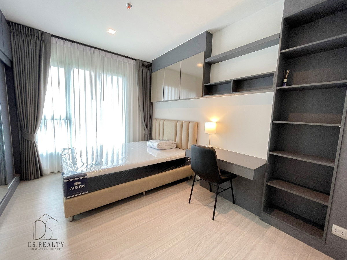 For rent, Life Asoke - Rama 9, beautiful room, new room, never rented out DSN2