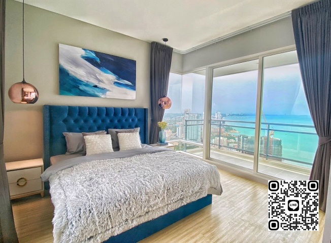 Beachfront Condo Reflection Jomtien Beach Pattaya 2Bedrooms 116sqm Seaview High floor Huge Balconies Fully Furnished