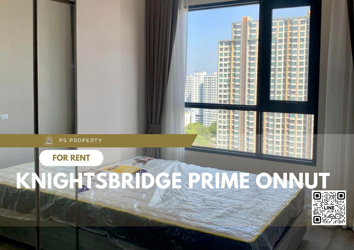 For rent✨Knightsbridge Prime Onnut✨, beautiful room, furniture, complete electrical appliances, near BTS On Nut.