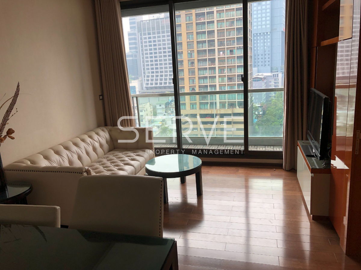 1 Bed with Bathtub Nice Room 52.03 sq.m. Good Location BTS Phrom Phong 500 m. at The Address Sukhumvit 28 Condo  / For Rent