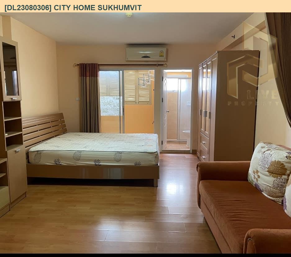 DL23080306 Condo for rent, City Home Sukhumvit near BTS Udom Suk, ready to move in, call urgently 0842740999 LineID @523dslwi