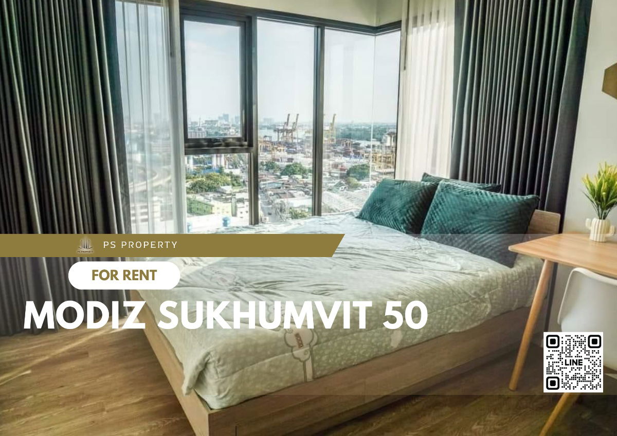 出租 🔥 MODIZ Sukhumvit 50 🔥 精装修房间。
