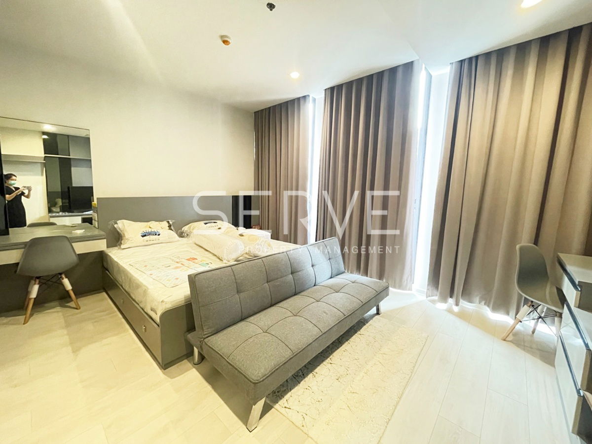 🔥35K🔥-Cozy Style Studio with Partition High Fl. 25+ Good View & Good Location Next to BTS Phloen Chit at Noble Ploenchit Condo / For Rent