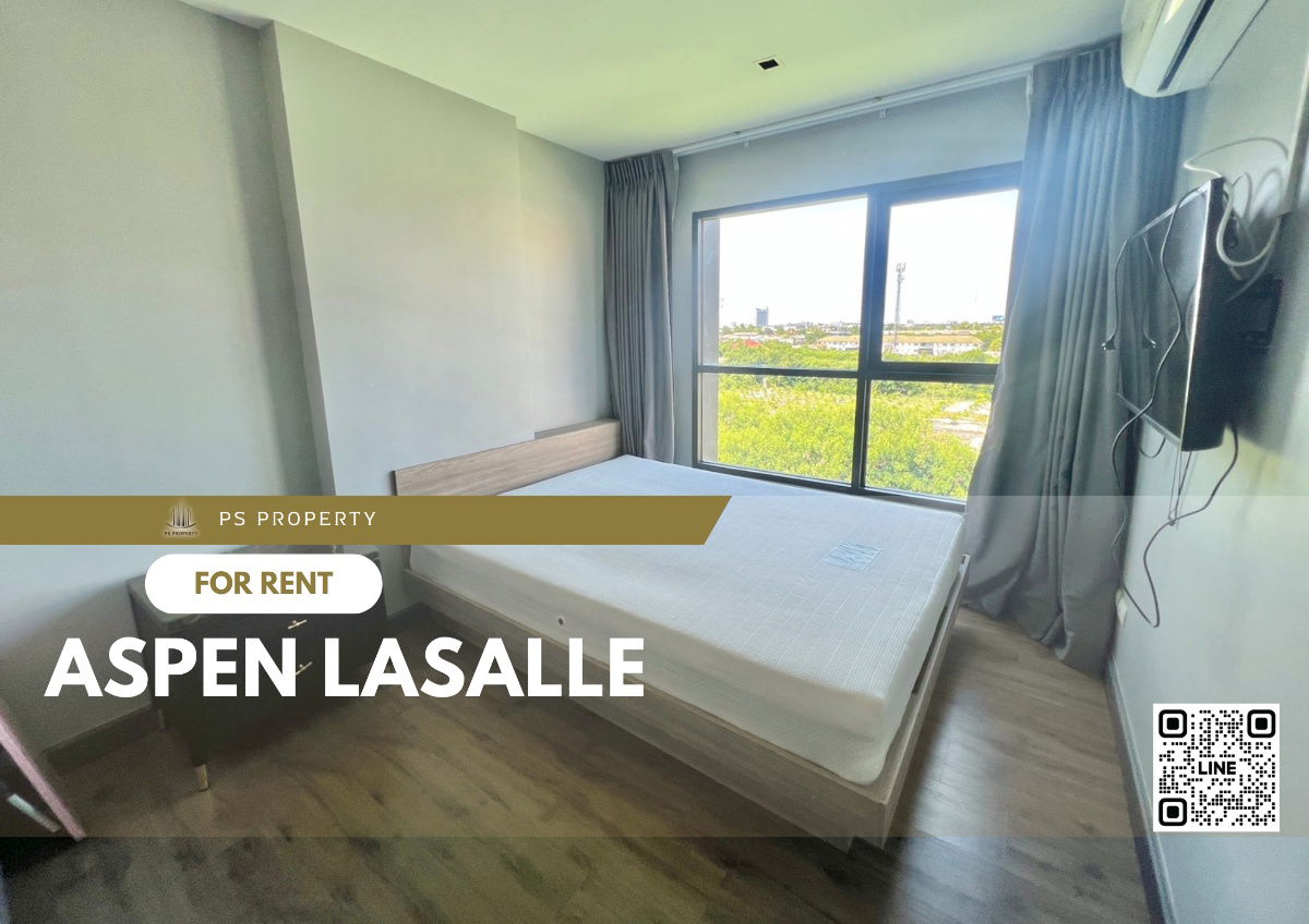 For rent 📣Aspen Lasalle📣 furniture, complete electrical appliances, near MRT Sri Lasalle.