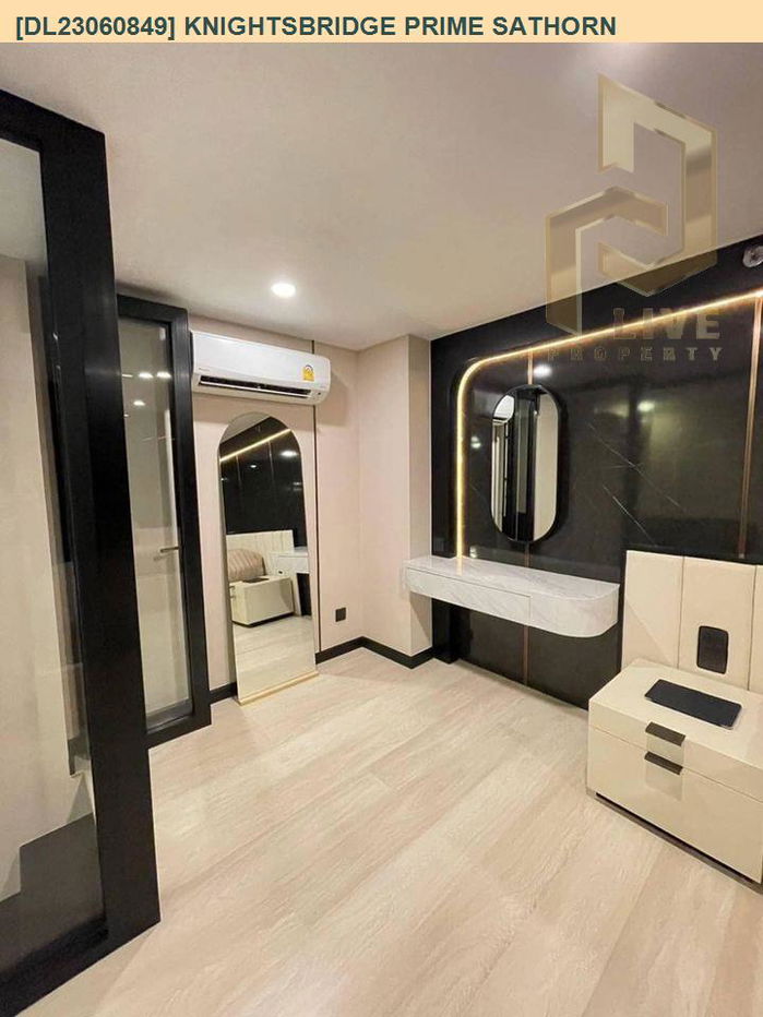 DL23060849 Condo for rent, Knightsbridge Prime Sathorn near BTS Chong Nonsi, ready to move in, call urgently 0800343450 LineID @655ebbvc