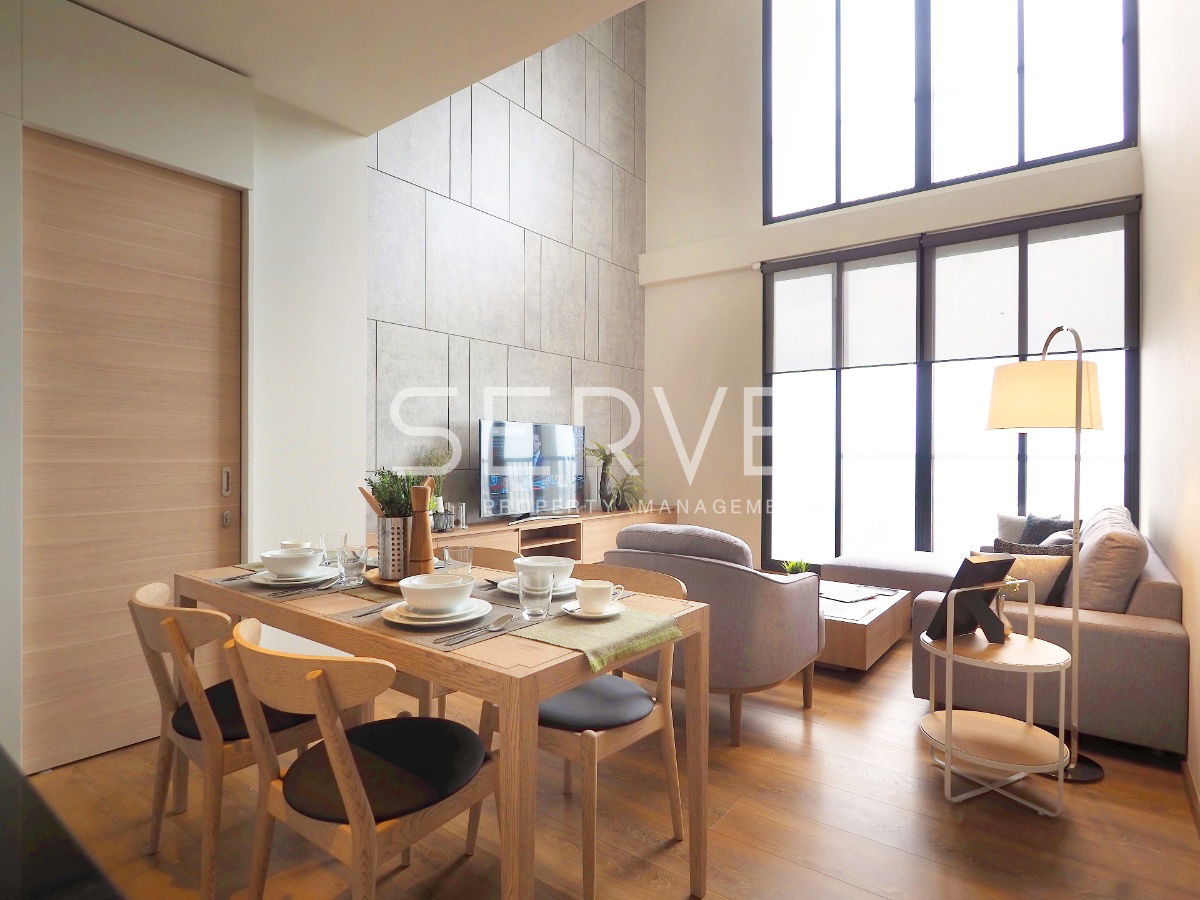 🔥70K🔥- Duplex 2 Beds 2.5 Baths 88.82. sq.m. Unit on Super High Fl. 40+ New Unit Close to BTS Phrom Phong at Park 24 Condo / For Rent