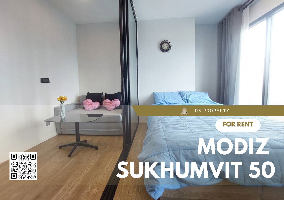 出租✨ MODIZ Sukhumvit 50 ✨ 家具齐全，电器齐全，靠近BTS On Nut。