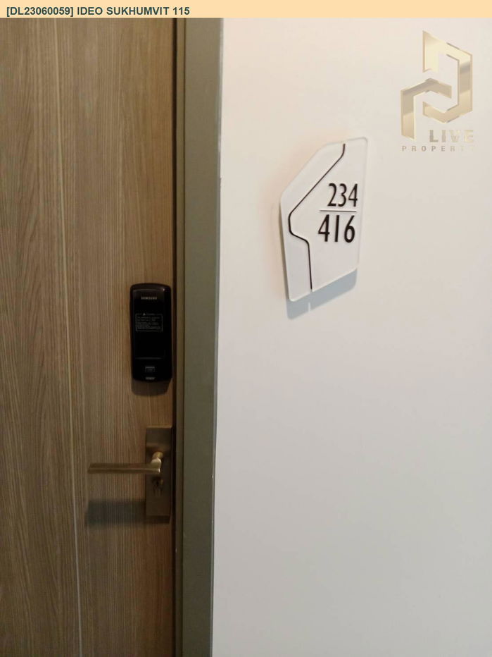 DL23060059 Condo for rent, IDEO Sukhumvit 115  near BTS Pu Chao, ready to move in, call urgently 0638692663 LineID @257sxzzu