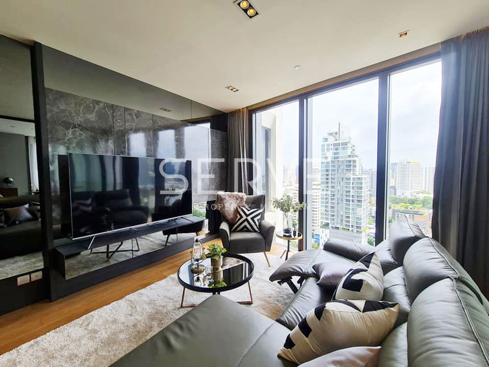 2 Bed 3 Bath 1 Workoffice Room Nice Room High Fl. 20+ Good Location BTS Thong Lo 250 m. / For Rent-Beatniq Sukhumvit 32