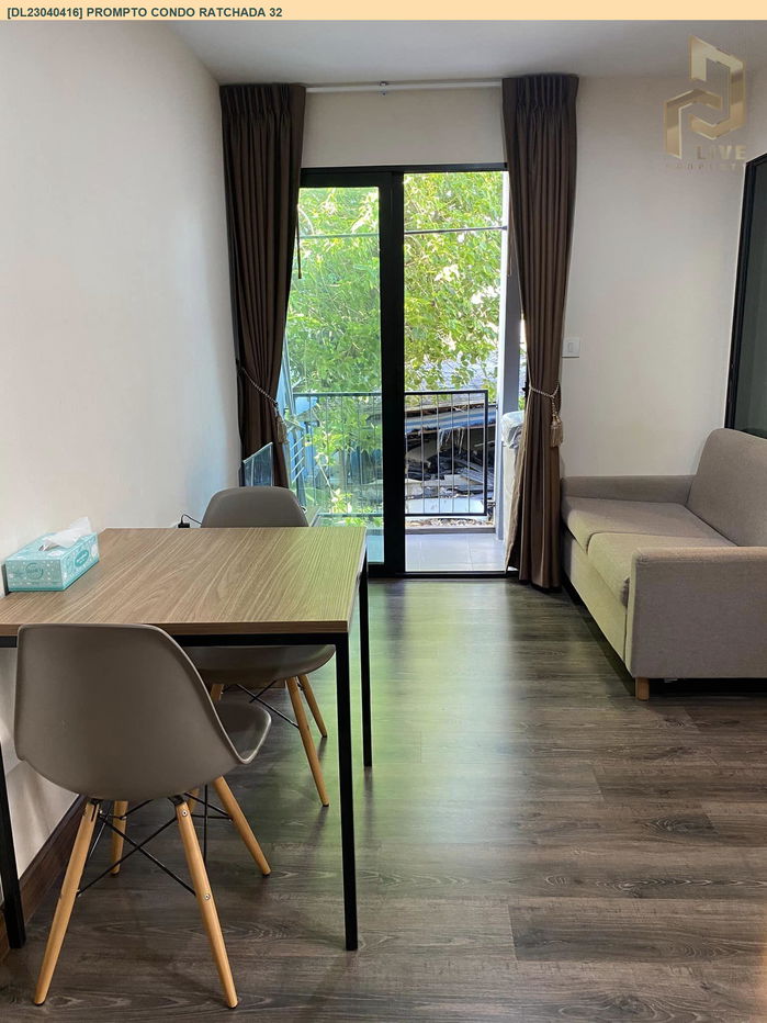 DL23040416 Condo for rent, Prompto Condo Ratchada 32 near MRT ลาดพร้าว, ready to move in, call urgently 0638692663 LineID @162cjixi